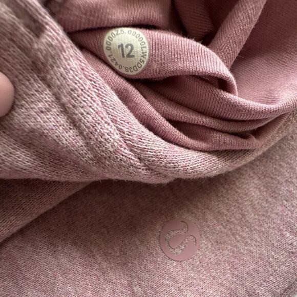 Lululemon Scuba High Rise Jogger Size 12 Heathered Violet Verbena W5DD3S - Picture 2 of 10